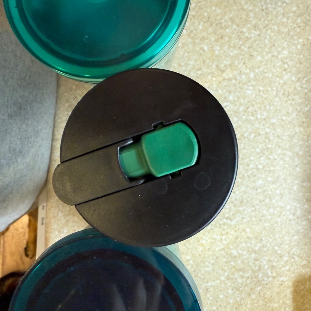 Starbucks Trio: Foil Teal,  Camo and 2008 Frosted Tumblers - Picture 5 of 16